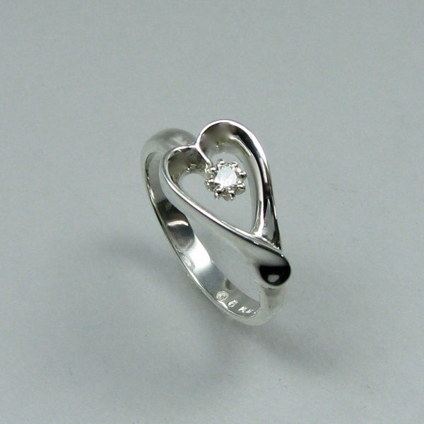 Open Heart Ring,Custom,custom jewelry designer,custom jewelry design, Handmade jewelry, handcrafted, fine jewelry designs, designer goldsmiths, unique jewelry designs, northwest jewelry, northwest jewelry designers, pacific northwest jewelry,