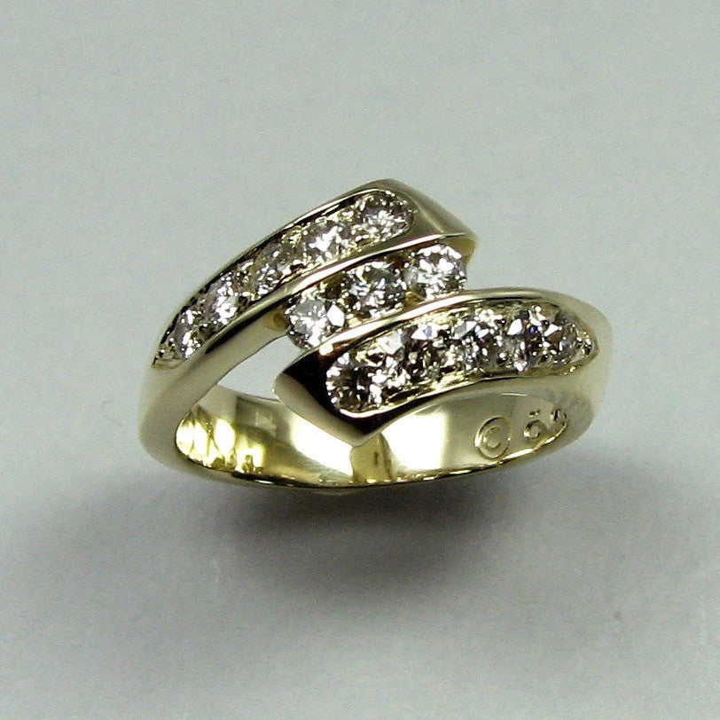 Rolling Wave Ring Variation,Custom,custom jewelry designer,custom jewelry design, Handmade jewelry, handcrafted, fine jewelry designs, designer goldsmiths, unique jewelry designs, northwest jewelry, northwest jewelry designers, pacific northwest jewelry,